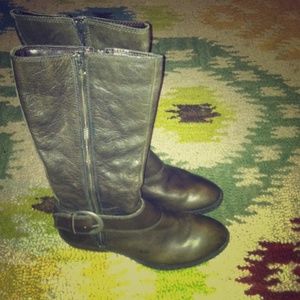 B.O.C. Born Brown Distressed Leather Boots